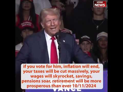 TRUMP: Yesterday data inflation surged viciously again, Kamala NO PLAN TO FIX IT, Why 3.5 yrs?