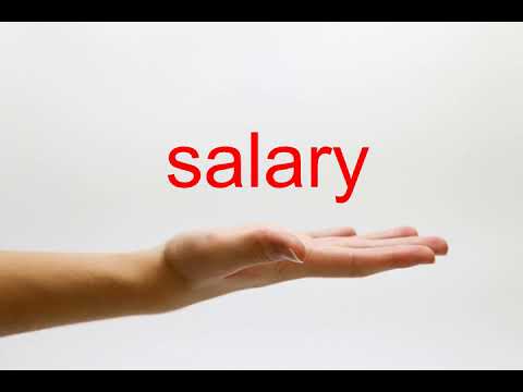 How to Pronounce salary - American English