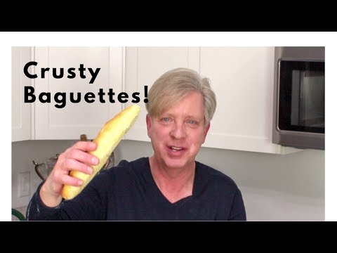 Crusty Homemade Baguettes