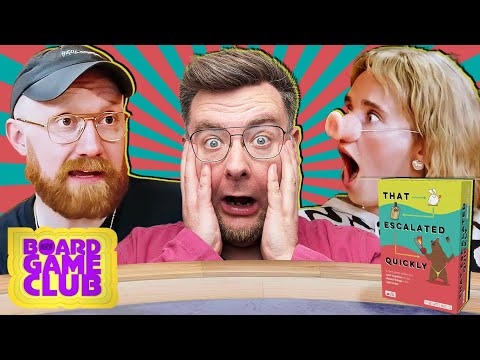 Let's Play THAT ESCALATED QUICKLY (feat. TomSka) | Board Game Club