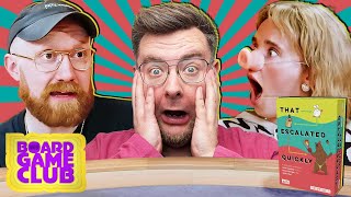 Let's Play THAT ESCALATED QUICKLY (feat. TomSka) | Board Game Club