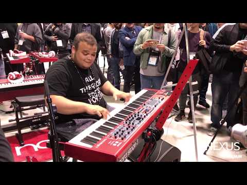 Jesus Molina @ the Nord Booth NAMM 2018