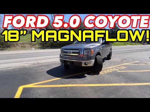 2014 Ford F-150 XLT 5.0L COYOTE V8 EXHAUST w/ 18" MAGNAFLOW!