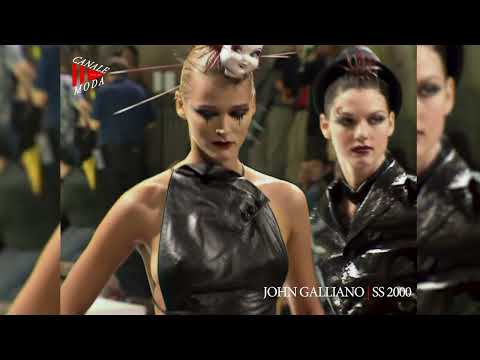 JOHN GALLIANO Spring Summer 2000 Paris 4K - Canale Moda
