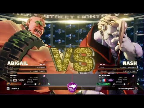 [Esport] 1/2 Finale SFV:CE - Scavs (Abigail) VS FaWanMei (G / Nash)