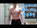 가슴과어깨 폭파시키는 운동루틴