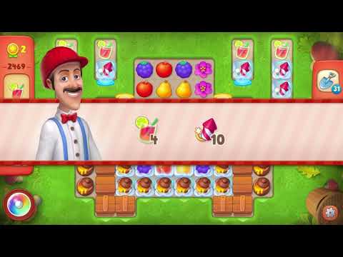 Gardenscapes Level 2469 With No Boosters - Hard Level