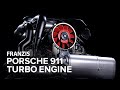 Franzis Construction kit Porsche 911 turbo engine 1:3, German/English Franzis Construction kit Porsche 911 turbo engine 1:3, German/English