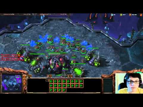 Spanishiwa [FPVOD w/C] vs hpTheGreat [ZvZ Shakuras Plateau 1v1] - 1 / 2