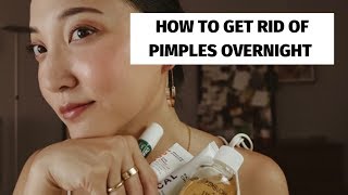 how to get rid of pimples overnight | glowwithava