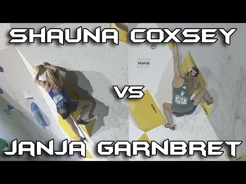 Janja Garnbret VS Shauna Coxsey - Bouldering Comparison