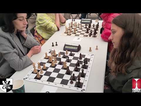CFN. FCM. WFM A. Gvanceladze (2025) vs WFM V. Saulina (1983). Chess Fight Night. Blitz
