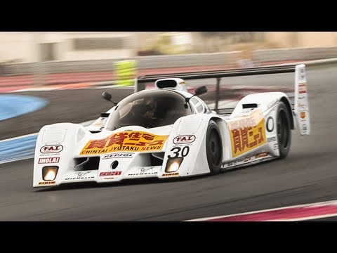 1992 Lola T92/10 Group C: Warm Up & Judd V10 Engine Sound on track