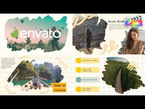 Top Apple Motion Projects: Brush Slideshow for FCPX