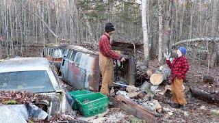 What's inside? 52 years of STUFF !!! -  VW Bus Clean Out - Bulli in a stream