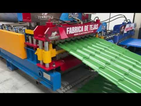 Fabricación teja colonial y teja arquitectónica trapezoidal @TejasTermotect IBAGUE TOLIMA 