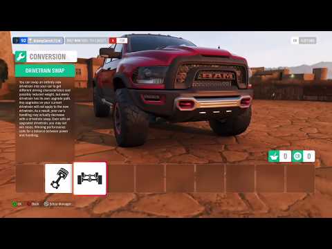 Forza horizon 4- RAM REBEL TRX CONCEPT 2017 CUSTOMIZATION /gameplay