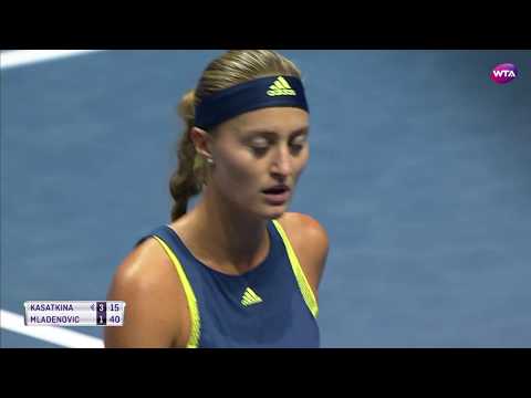 2018 St. Petersburg Open Semifinals | Kristina Mladenovic vs. Daria Kasatkina | WTA Highlights