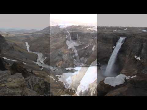 Haifoss Waterfall in Iceland (HD)
