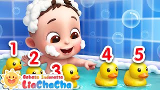 Download lagu Lagu Lima Bebek Kecil Mandi🦆| Lagu Menghitung Bebek | Lagu Anak-anak | LiaChaCha Bahasa Indonesia mp3