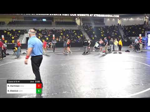 117 Lbs Consolation - Ryley Hartman, Iowa Vs Reagan Riddick, North Carolina