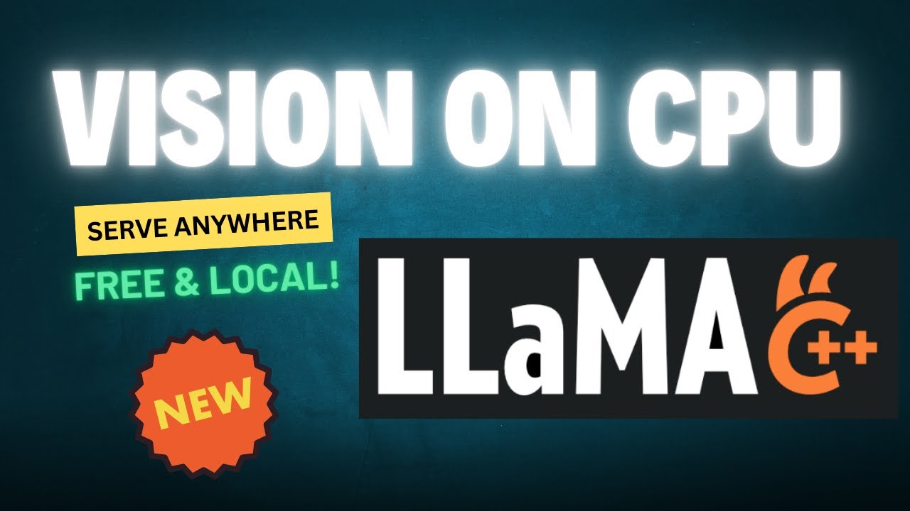 Serve Vision AI Models on CPU with Llama.CPP Locally: Hands-on Tutorial