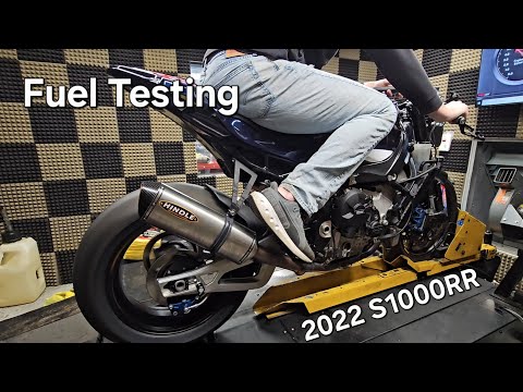 S1000RR RACE FUEL testing! Pump gas vs T4+ vs 2WL vs MR12