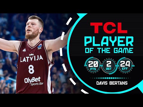 Davis Bertans (20 PTS, 3 3PM) catches fire to heat up LAT 🇱🇻 offense vs. CZE 🇨🇿 at #EuroBasket 2025!