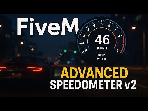 [PAID - ESX - QB] Advanced Speedometer Vehicle Distortion thumbnail 3