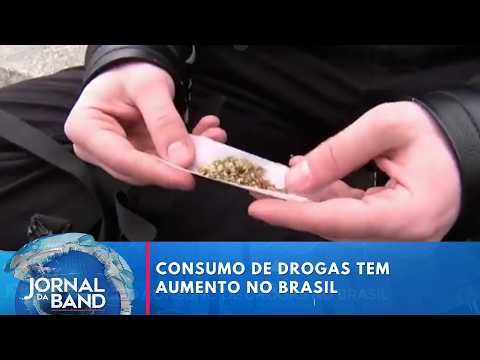 Pesquisa revela aumento do uso de entorpecentes no Brasil