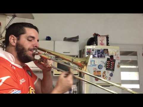 Tutorial Trombón Cancha / Murga  - Robarte un beso Carlos vives