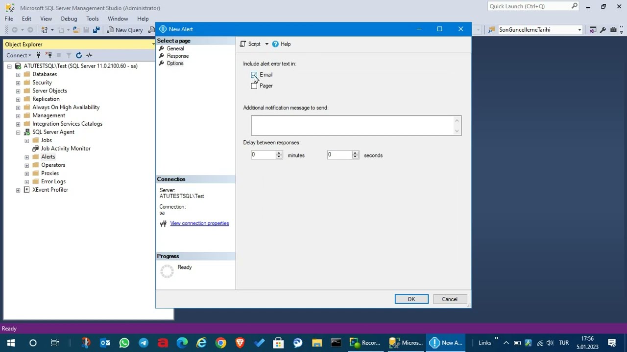 SQL Server Agent Alert