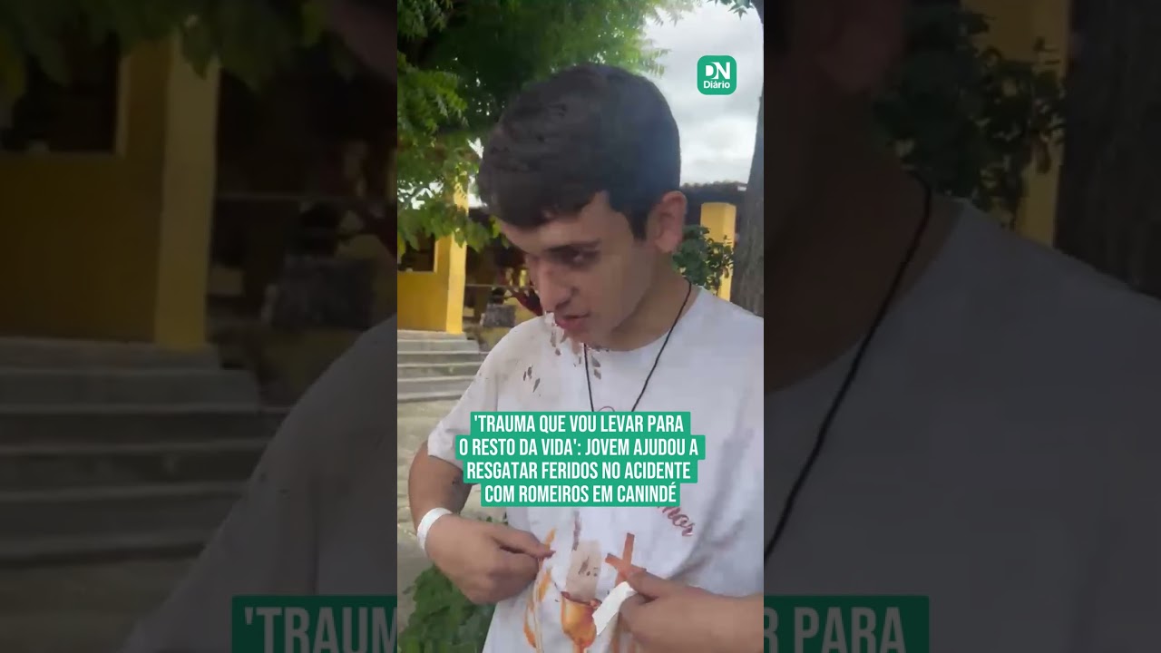 Imagem da notícia Sobrevivente de acidente com ônibus de romeiros em Canindé ajudou no resgate de outras vítimas