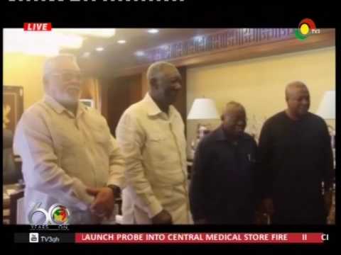 Prez Akufo-Addo meets 3 former Presidents - 18/4/2017