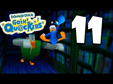 Donald Duck: Goin' Quackers Walkthrough 100% | Part 11 | World: Magica's Manor 1/2 (PlayStation)