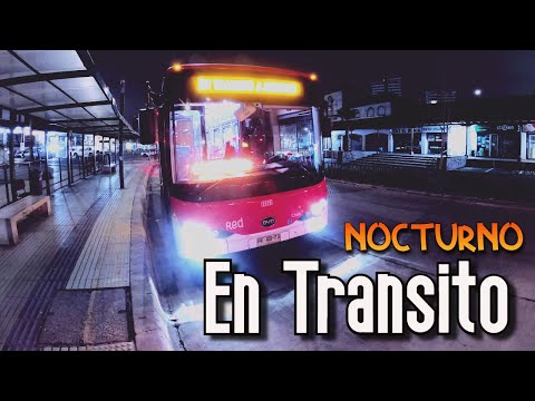 Ruta en Transito de Las Condes a Pudahuel, Bus #byd Transantiago