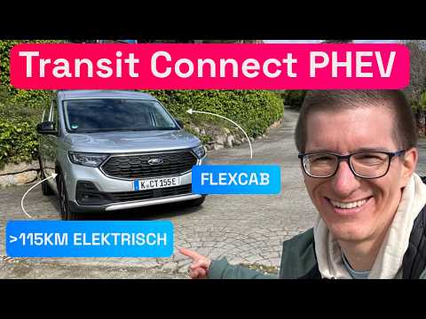 2025 Ford Transit Connect PHEV with FlexCab: maximum space utilization or 5-seater - Autophorie