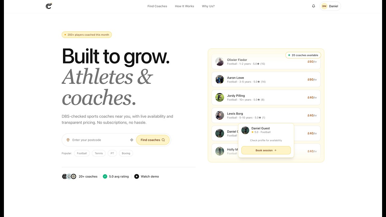 Coachly Demo Video
