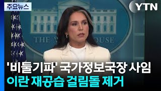 '비둘기파' 국가정보국장 사임...이란 재공습 걸림돌 제거 / YTN