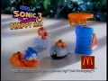 McDonalds Sonic 3 Happy meals Commercial 2 1994