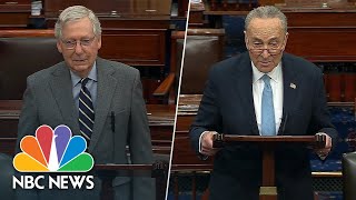 McConnell, Schumer Spar On Coronavirus Relief Bill | NBC News NOW