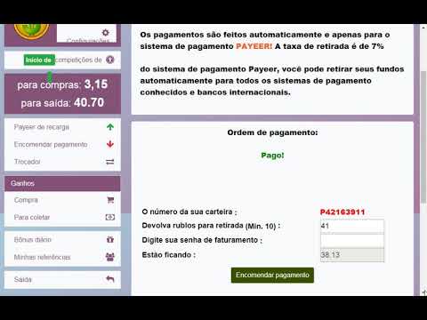 NOVAS PROVAS DE PAGAMENTO DE VARIOS SITES DE RUBLOS