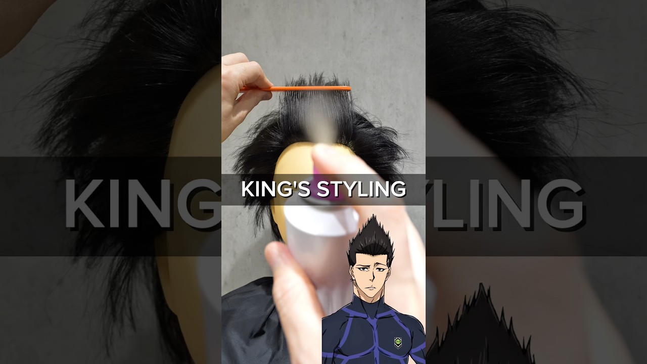 REAL Barou Shoei Hair Recreation ASMR 👑⚽️ No Music | ブルーロック「馬狼照英」を完全再現