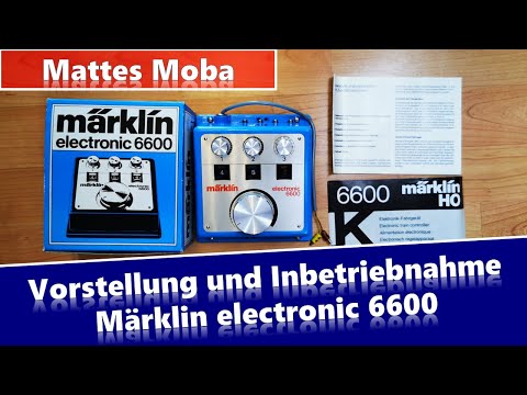 Presentation and commissioning of #Märklin electronic 6600