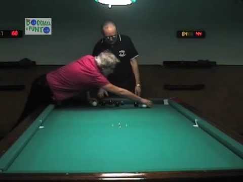 OVER 55 REGIONALE - SEMIFINALE - MENINI VS GANDOLFI - BOCCETTE BILIARDO MASTER 2013