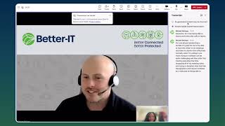 How to create a transcript in a teams meeting