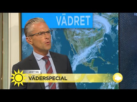 Haglade mitt under sommarvärmen: ”En markant kallfront” - Nyhetsmorgon (TV4)