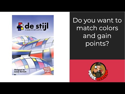 The Purge: # 2257 De Stijl: An abstract game of getting like colors near each other...oh what fun!