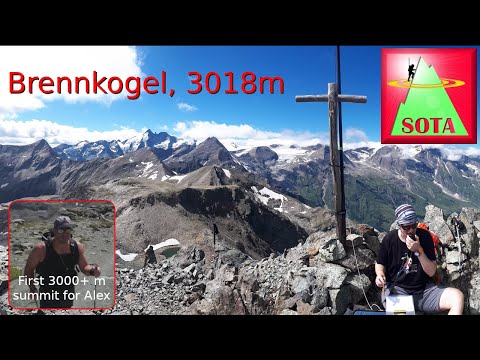 OE5JFE SOTA on Brennkogel OE/KT-015 - 3018m