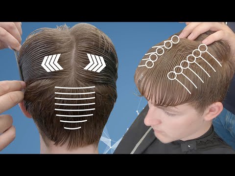 How to SCISSOR CUT Mens Hair | Step by Step Tutorial